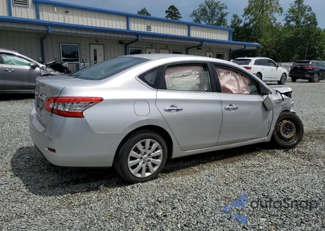 2015 Nissan Sentra S z USA, uszkodzony, nr VIN 3N1AB7AP5FY251830